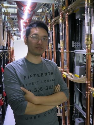 Close-up of a high-performance bitcoin mining rig actively mining