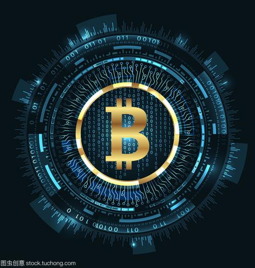 Close-up of Bitcoin mining ASIC machine with blinking lights